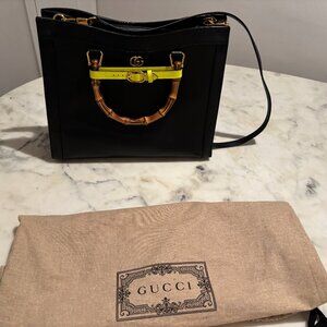 Gucci Diana NM Bamboo Leather tote Medium